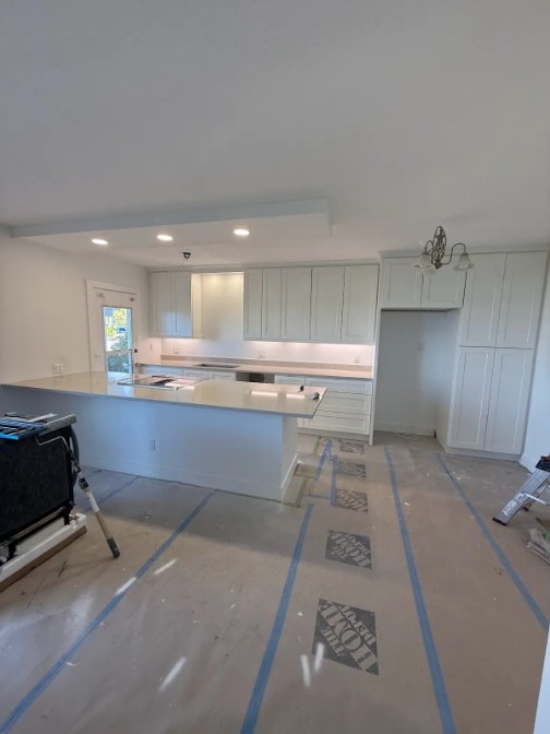 Kitchen remodel in progress by C Level Remodeling